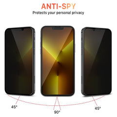 MyBat Pro Full Coverage Privacy Tempered Glass Screen Protector for iPhone 14, 13 Pro, 13MyBat Pro
